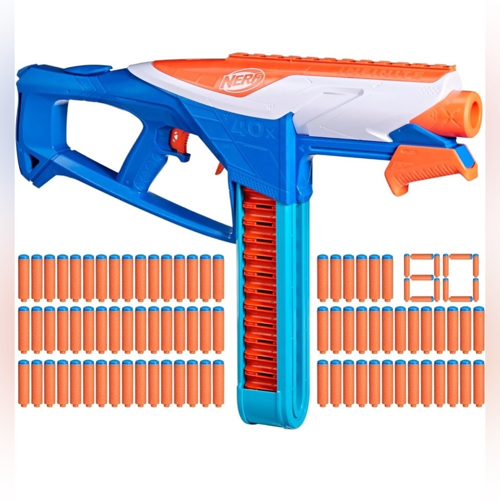 NEW Nerf N Series Infinite Dart Blaster Blue and Orange